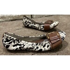 Hush Puppies Women's Finnley Chaste Flat Shoe Calf Hair Size 6.5 US Comfort